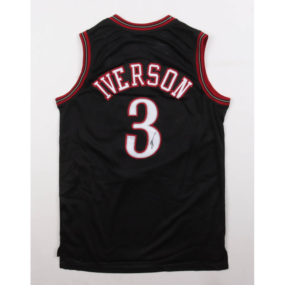 Allen Iverson Signed 76ers Mitchell & Ness Authentic Jersey (PSA) at PristineAuction.com