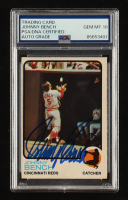 Johnny Bench Signed 1973 Topps #380 (PSA | Autograph Graded PSA 10) at PristineAuction.com