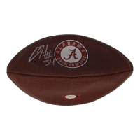 Damien Harris Signed Alabama Crimson Tide Logo Football (JSA) at PristineAuction.com