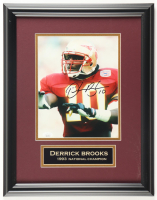 Derrick Brooks Signed Florida State Seminoles Custom Framed Photo Display (JSA) at PristineAuction.com