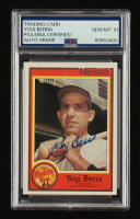 Yogi Berra Signed 1987 Topps Nestle baseball #19 (PSA | Autograph Graded PSA 10) at PristineAuction.com