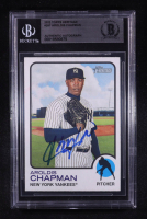 Aroldis Chapman Signed 2022 Topps Heritage #287 (BGS | Auto 10) at PristineAuction.com