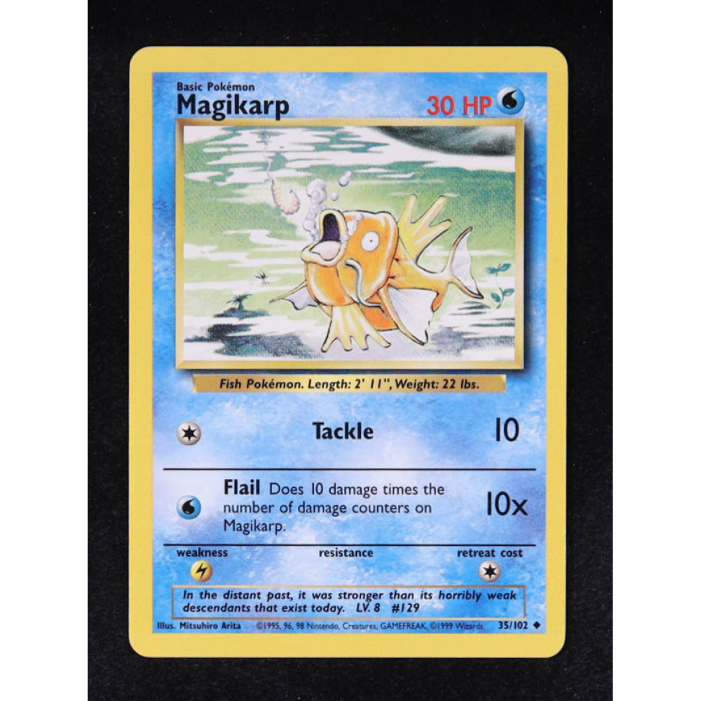 Magikarp 1999 Pokemon Base Set #35 at PristineAuction.com