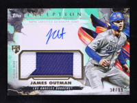 James Outman 2023 Topps Inception Auto Patch #IAP-JO RC #34/99 at PristineAuction.com