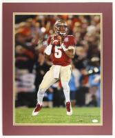 Jameis Winston Signed Florida State Seminoles Custom Matted Photo Display (JSA) at PristineAuction.com