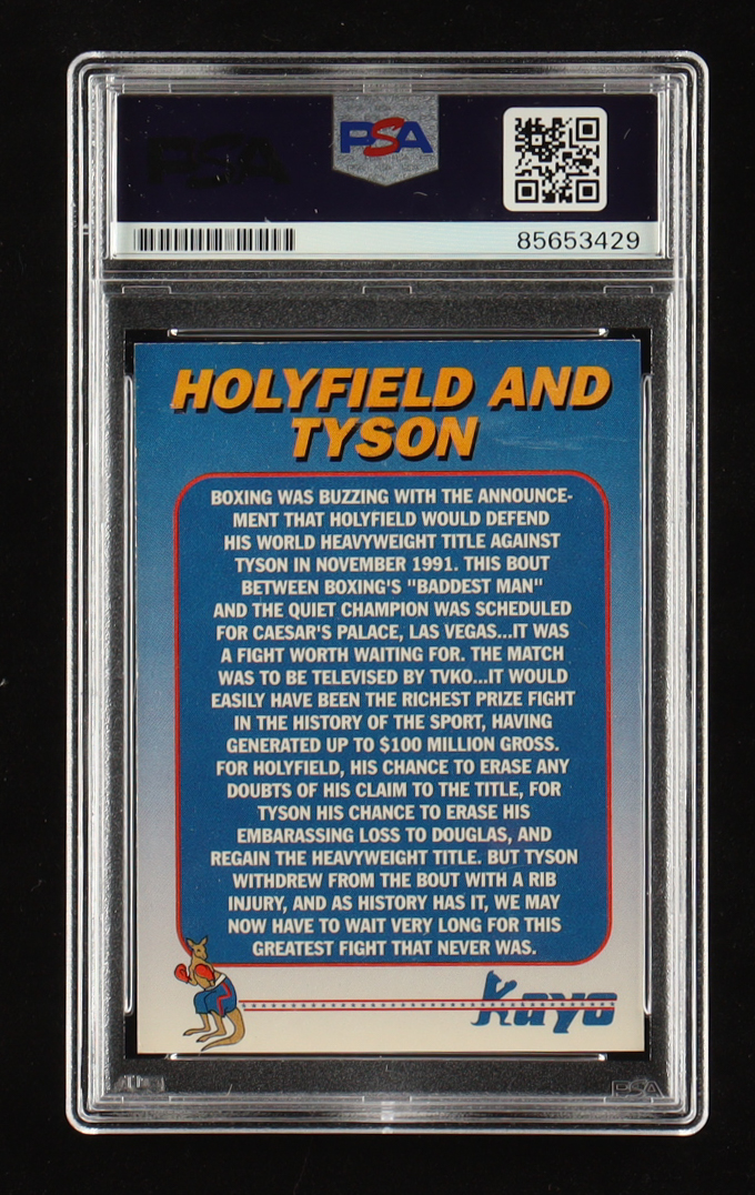 Mike Tyson Signed 1992 Kayo Gold Hologram #10 (PSA | Auto 10) at PristineAuction.com Mike Tyson Signed 1992 Kayo Gold Hologram #10 (PSA | Auto 10) at PristineAuction.com