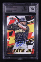 Fernando Tatis Jr. Signed 2022 Topps Fire #102 (BGS | Auto 10) at PristineAuction.com