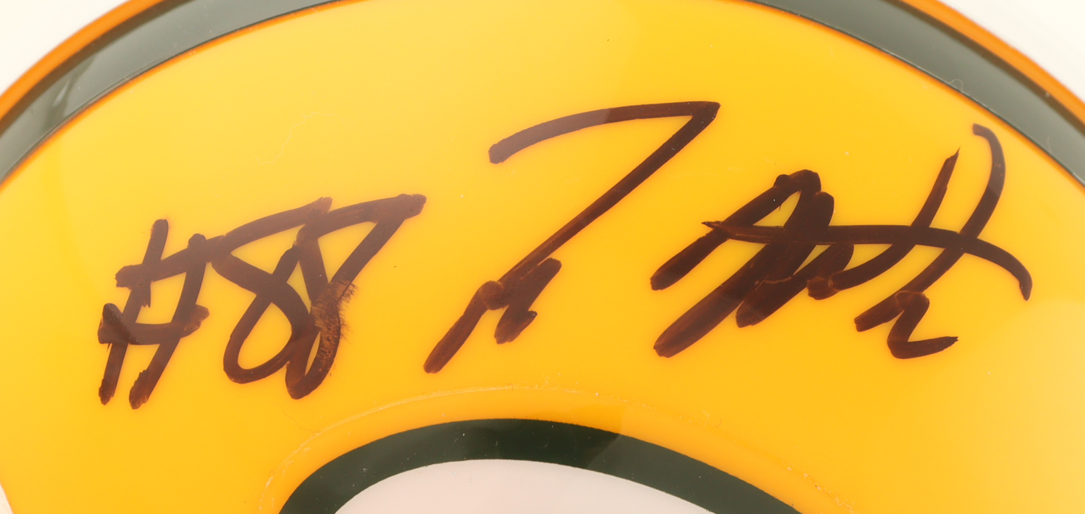 Ty Montgomery Signed Packers Mini Helmet (PSA) at PristineAuction.com Ty Montgomery Signed Packers Mini Helmet (PSA) at PristineAuction.com