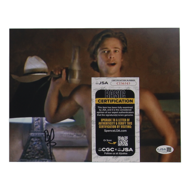 Brad Pitt Signed "Thelma & Louise" 8x10 Photo (JSA) at PristineAuction.com Brad Pitt Signed "Thelma & Louise" 8x10 Photo (JSA) at PristineAuction.com