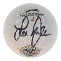 Lee Janzen Signed 1998 US Open Logo Golf Ball (JSA) at PristineAuction.com Lee Janzen Signed 1998 US Open Logo Golf Ball (JSA) at PristineAuction.com