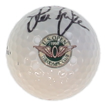 Lee Janzen Signed 1998 US Open Logo Golf Ball (JSA) at PristineAuction.com Lee Janzen Signed 1998 US Open Logo Golf Ball (JSA) at PristineAuction.com