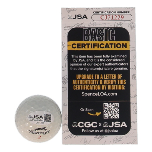 Lee Janzen Signed 1998 US Open Logo Golf Ball (JSA) at PristineAuction.com Lee Janzen Signed 1998 US Open Logo Golf Ball (JSA) at PristineAuction.com