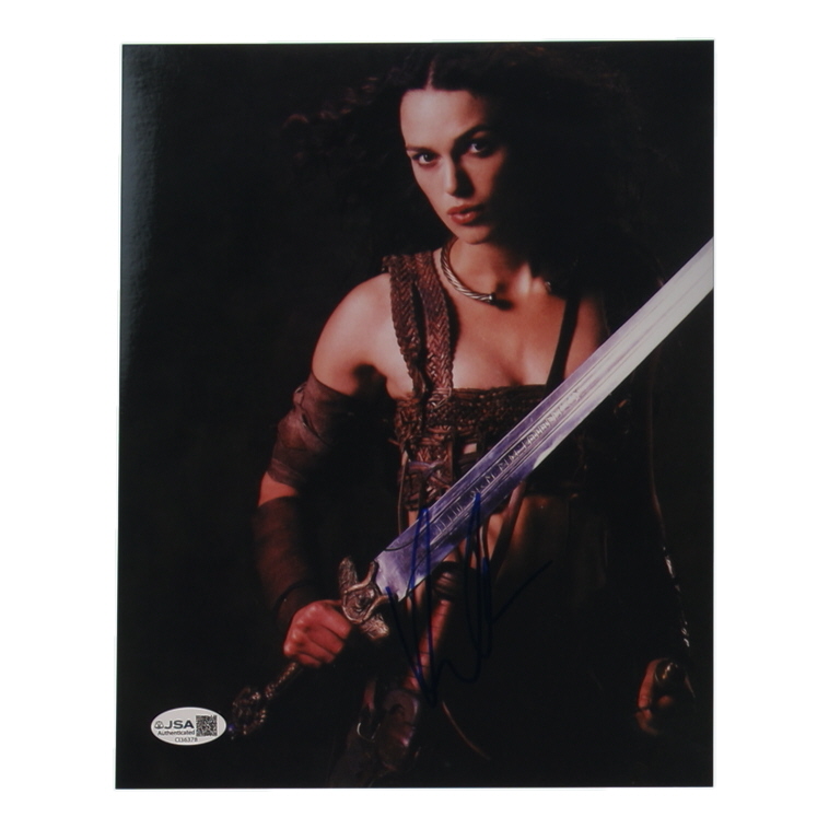 Keira Knightley Signed "King Arthur" 8x10 Photo (JSA) at PristineAuction.com Keira Knightley Signed "King Arthur" 8x10 Photo (JSA) at PristineAuction.com