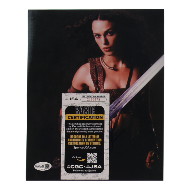 Keira Knightley Signed "King Arthur" 8x10 Photo (JSA) at PristineAuction.com Keira Knightley Signed "King Arthur" 8x10 Photo (JSA) at PristineAuction.com