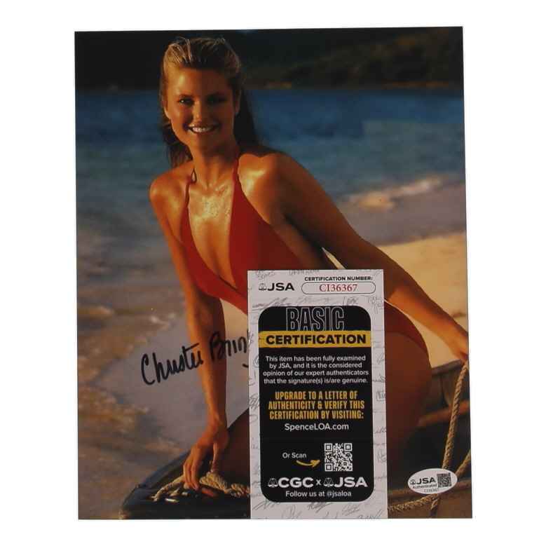 Christie Brinkley Signed 8x10 Photo (JSA) at PristineAuction.com Christie Brinkley Signed 8x10 Photo (JSA) at PristineAuction.com