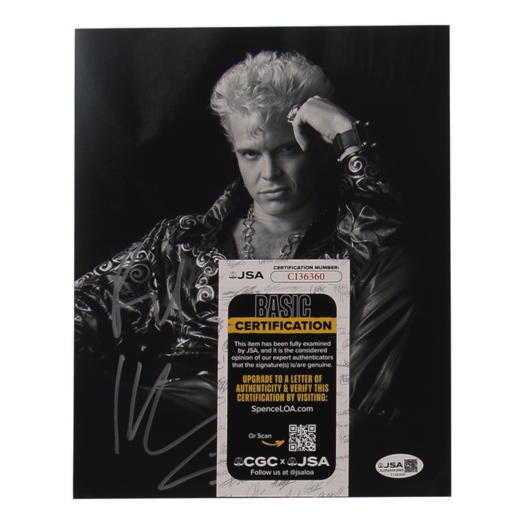 Billy Idol Signed 8x10 Photo (JSA) at PristineAuction.com Billy Idol Signed 8x10 Photo (JSA) at PristineAuction.com