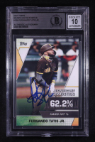 Fernando Tatis Jr. Signed 2021 Topps Significant Statistics #SS8 (BGS | Auto 10) at PristineAuction.com