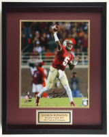 Jameis Winston Signed Florida State Seminoles Custom Framed Photo Display (PSA) at PristineAuction.com