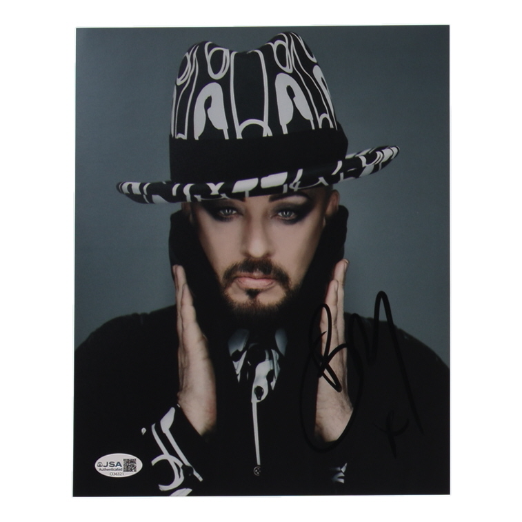 Boy George Signed 8x10 Photo Inscribed "X" (JSA) at PristineAuction.com Boy George Signed 8x10 Photo Inscribed "X" (JSA) at PristineAuction.com