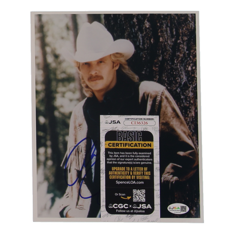 Alan Jackson Signed 8x10 Photo (JSA) at PristineAuction.com Alan Jackson Signed 8x10 Photo (JSA) at PristineAuction.com