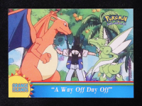 Charizard & Scyther "A Way Off Day Off" 2000 Topps Pokemon TV Series Orange Islands Series 3 #OR at PristineAuction.com