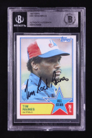 Tim "Rock" Raines Signed 1983 Topps AS #403 (BGS) at PristineAuction.com