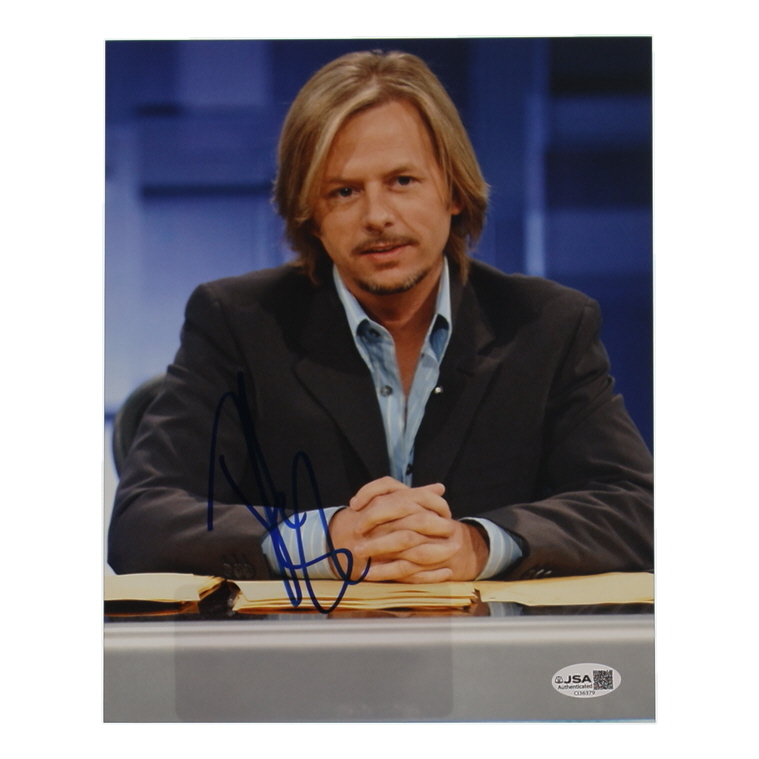 David Spade Signed "The Showbiz Show with David Spade" 8x10 Photo (JSA) at PristineAuction.com David Spade Signed "The Showbiz Show with David Spade" 8x10 Photo (JSA) at PristineAuction.com