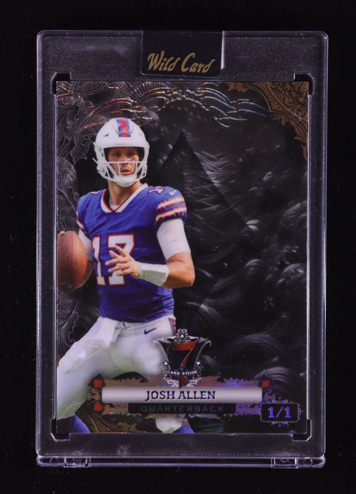 Josh Allen 2024 Wild Card 7 Card Studs Prismatic Black #P7CWDJA #1/1 at PristineAuction.com Josh Allen 2024 Wild Card 7 Card Studs Prismatic Black #P7CWDJA #1/1 at PristineAuction.com