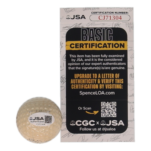 David Graham Signed Golf Ball (JSA) at PristineAuction.com David Graham Signed Golf Ball (JSA) at PristineAuction.com