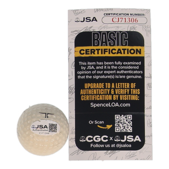 Ben Crenshaw Signed Golf Ball (JSA) at PristineAuction.com Ben Crenshaw Signed Golf Ball (JSA) at PristineAuction.com