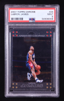 LeBron James 2007 Topps Chrome #23 (PSA 9) at PristineAuction.com