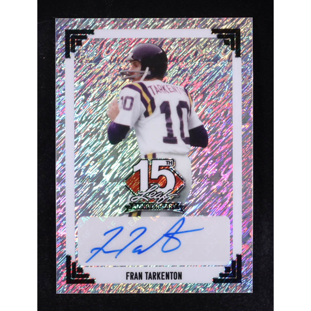 Fran Tarkenton 2025 Leaf 15th Anniversary Auto #91A-FT2 #1/1 at PristineAuction.com