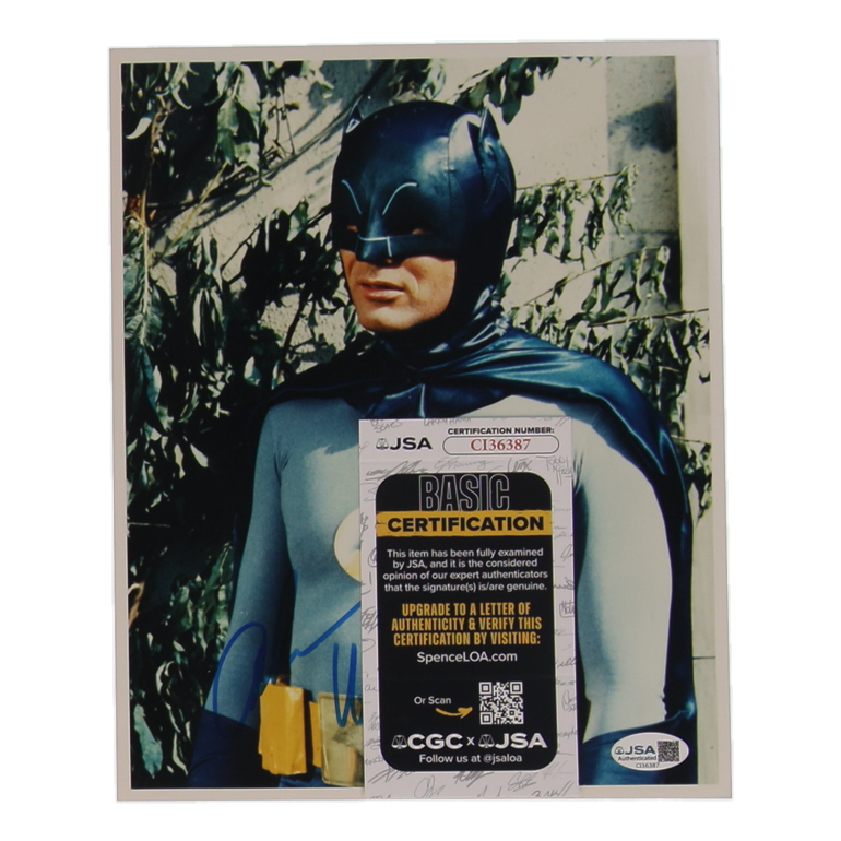 Adam West Signed "Batman" 8x10 Photo (JSA) at PristineAuction.com Adam West Signed "Batman" 8x10 Photo (JSA) at PristineAuction.com