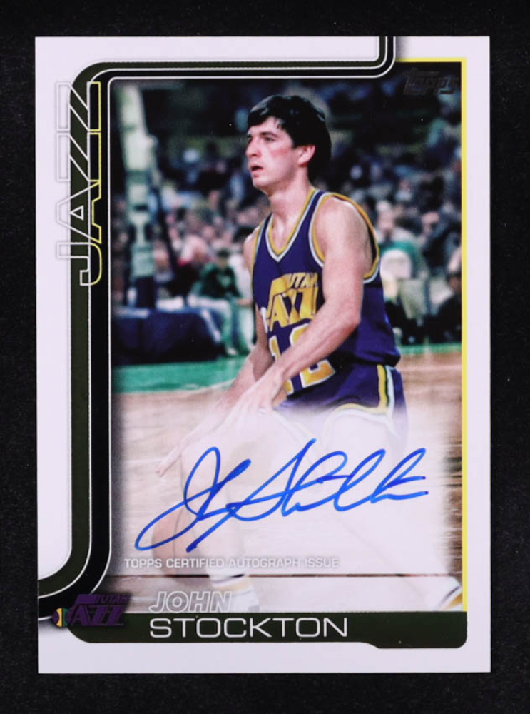 John Stockton 2025-26 Topps Flagship Real One Autographs #TFRAJS