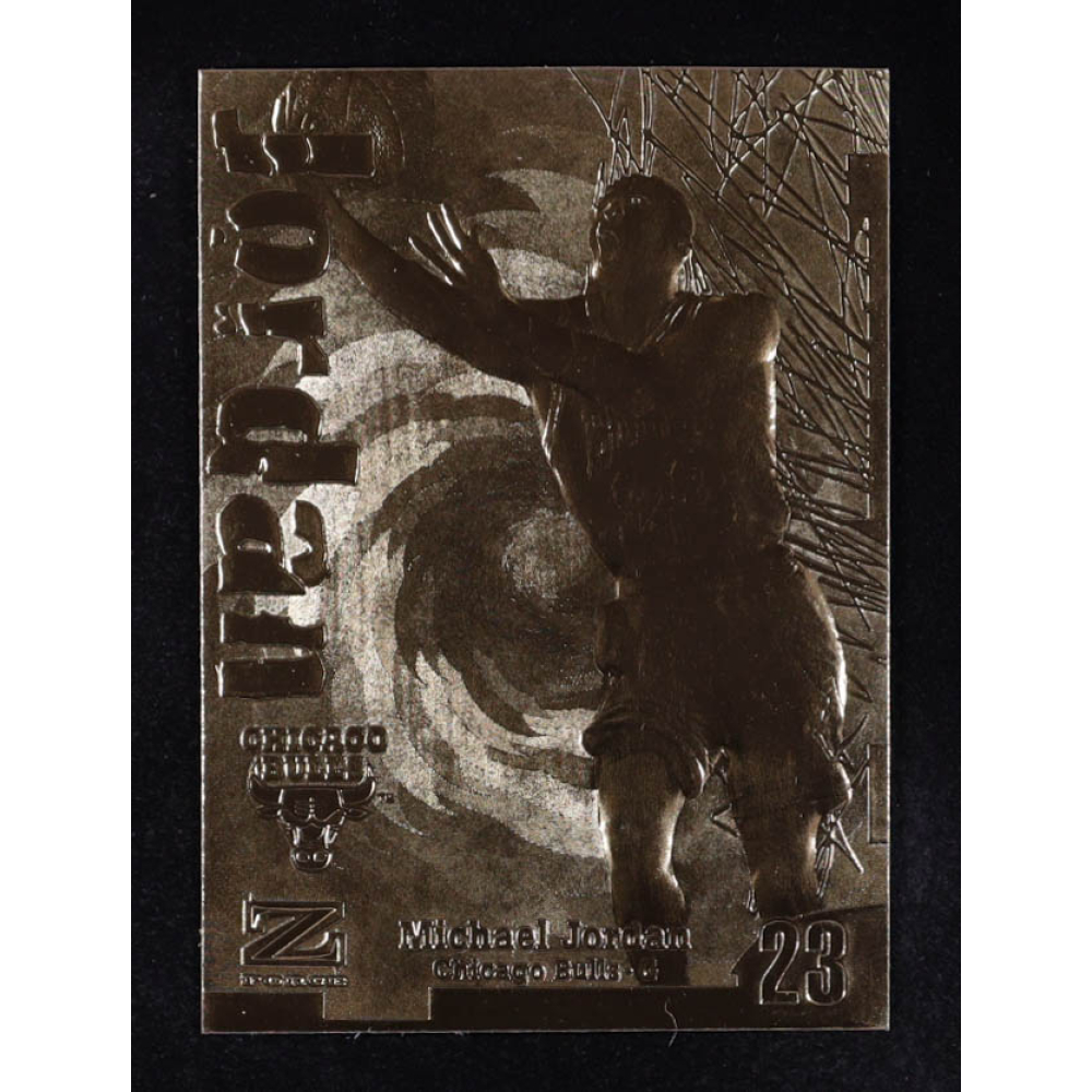 Michael Jordan 1997 Skybox Z-Force Gold 23KT at PristineAuction.com