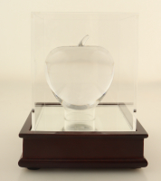Tiffany & Co Crystal Apple with Display Case at PristineAuction.com