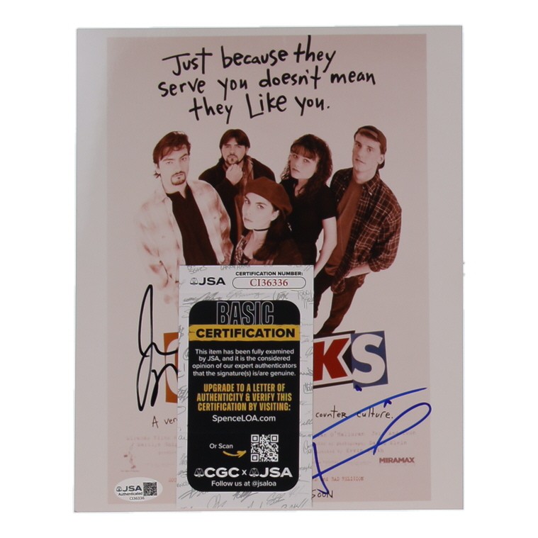 Jason Mewes & Kevin Smith Signed "Clerks" 8x10 Photo (JSA) at PristineAuction.com Jason Mewes & Kevin Smith Signed "Clerks" 8x10 Photo (JSA) at PristineAuction.com
