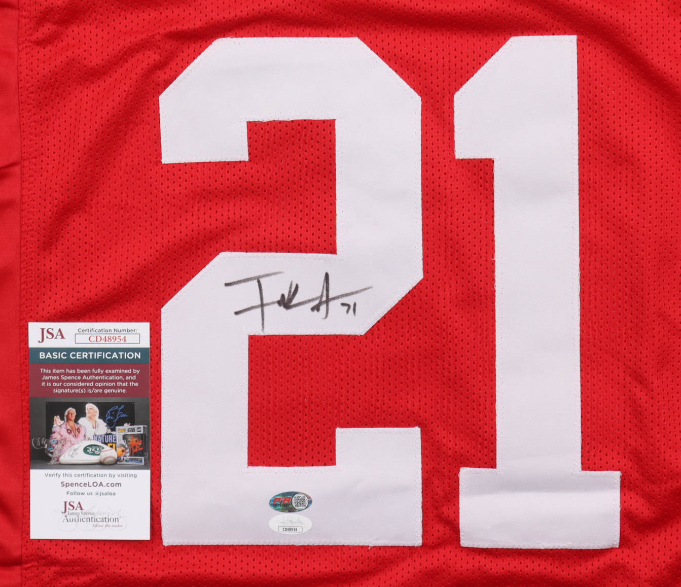 Frank Gore Signed Jersey (JSA) at PristineAuction.com Frank Gore Signed Jersey (JSA) at PristineAuction.com