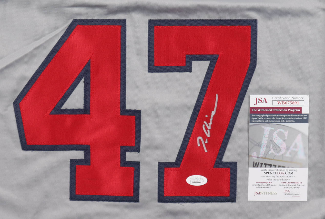 Tom Glavine Signed Braves Jersey (JSA) at PristineAuction.com Tom Glavine Signed Braves Jersey (JSA) at PristineAuction.com