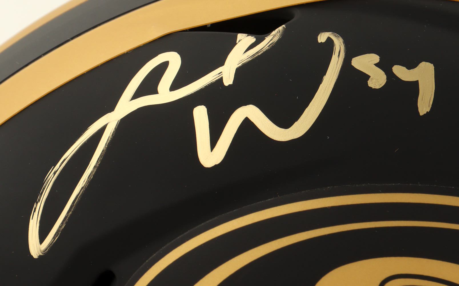 Fred Warner Signed 49ers Full-Size Eclipse Alternate Speed Helmet (Beckett) at PristineAuction.com Fred Warner Signed 49ers Full-Size Eclipse Alternate Speed Helmet (Beckett) at PristineAuction.com