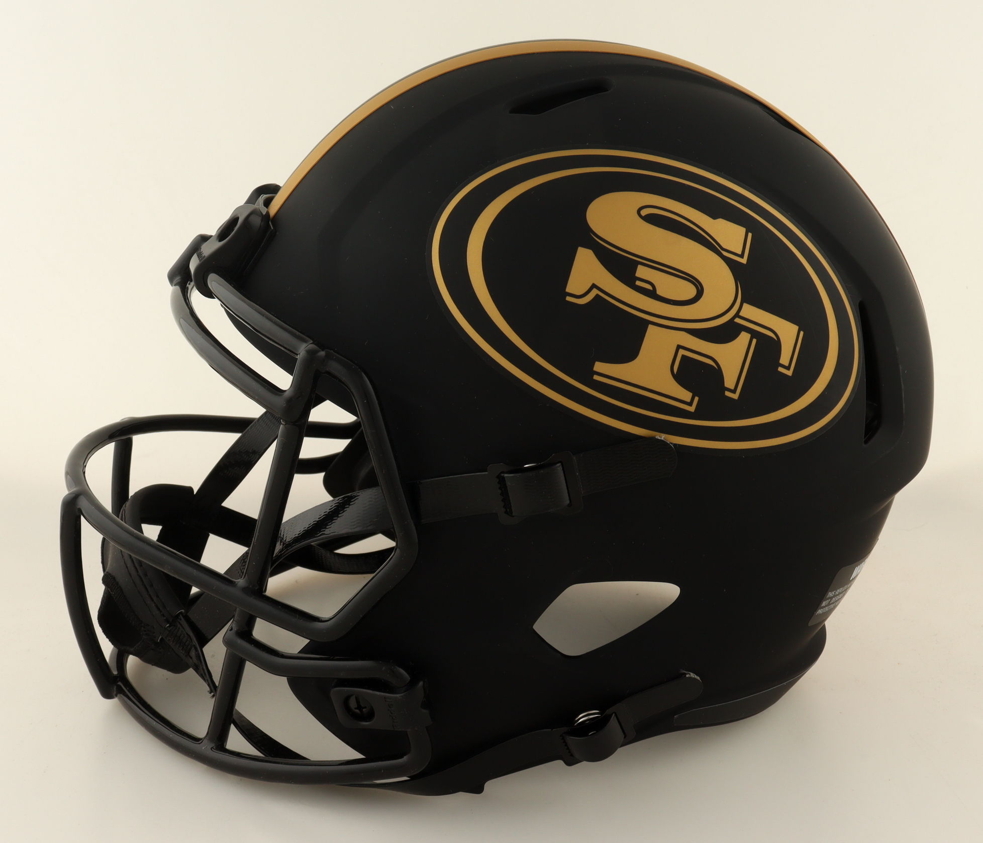 Fred Warner Signed 49ers Full-Size Eclipse Alternate Speed Helmet (Beckett) at PristineAuction.com Fred Warner Signed 49ers Full-Size Eclipse Alternate Speed Helmet (Beckett) at PristineAuction.com