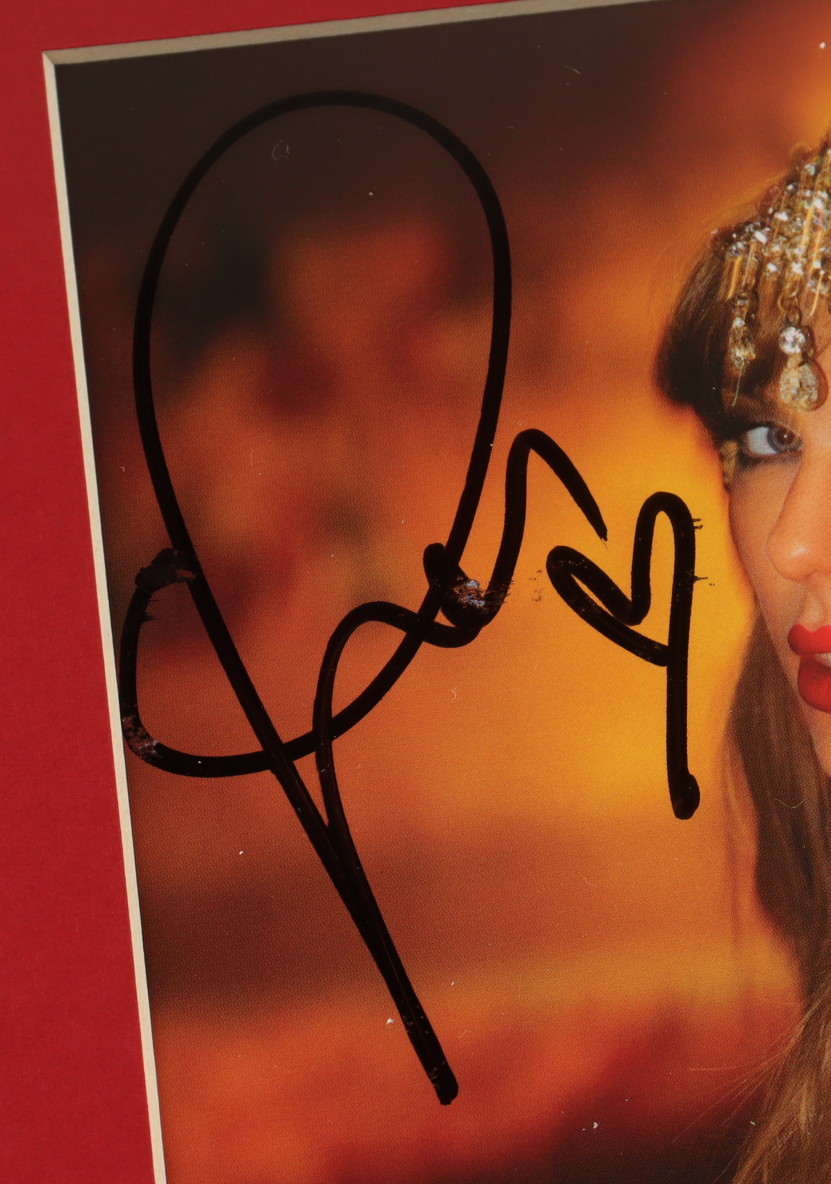 Taylor Swift Signed Custom Framed "The Life of a Showgirl" CD Album Insert Display With Disc Case (PSA) at PristineAuction.com Taylor Swift Signed Custom Framed "The Life of a Showgirl" CD Album Insert Display With Disc Case (PSA) at PristineAuction.com