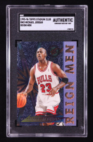Michael Jordan 1995-96 Topps Stadium Club Reign Men #RM2 (SGC Authentic) at PristineAuction.com