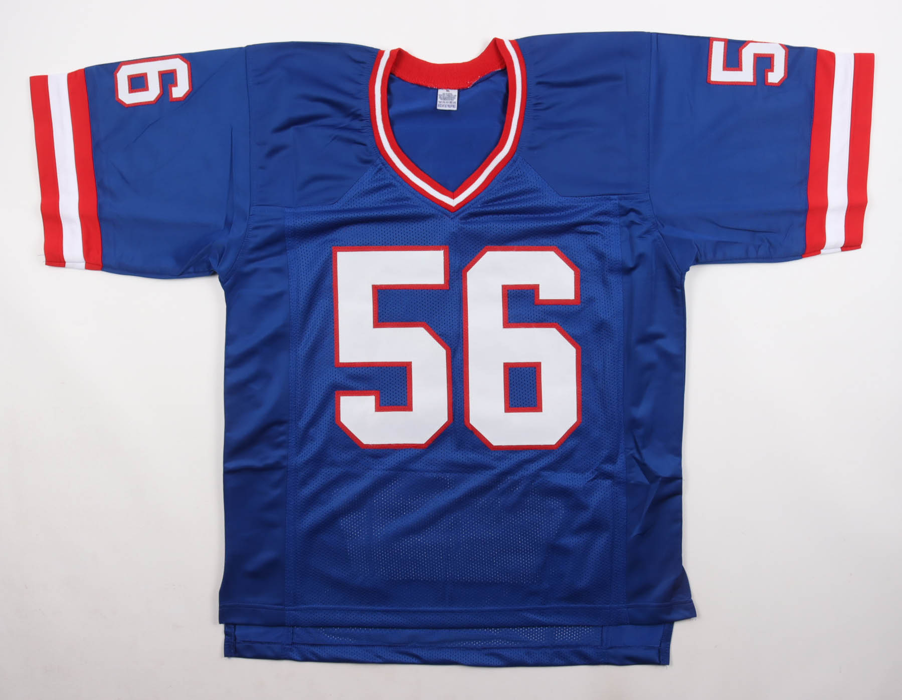 Lawrence Taylor Signed Career Highlight Stat Jersey (Beckett) at PristineAuction.com Lawrence Taylor Signed Career Highlight Stat Jersey (Beckett) at PristineAuction.com
