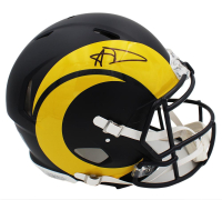 Aaron Donald Signed Rams Full-Size Authentic On-Field Rivalries Alternate Speed Helmet (Beckett) at PristineAuction.com