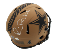 Michael Irvin Signed Cowboys Full-Size Authentic On-Field Salute to Service Alternate Speed Helmet (JSA) at PristineAuction.com
