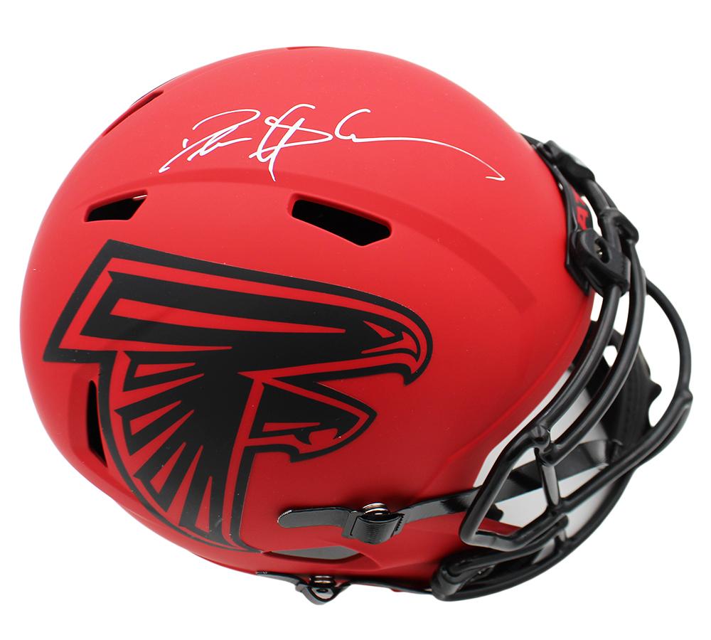 Deion Sanders Signed Falcons Full-Size Rave Alternate Speed Helmet (Beckett) at PristineAuction.com Deion Sanders Signed Falcons Full-Size Rave Alternate Speed Helmet (Beckett) at PristineAuction.com