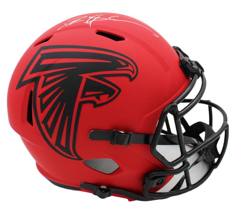 Deion Sanders Signed Falcons Full-Size Rave Alternate Speed Helmet (Beckett) at PristineAuction.com Deion Sanders Signed Falcons Full-Size Rave Alternate Speed Helmet (Beckett) at PristineAuction.com