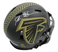 Deion Sanders Signed Falcons Full-Size Authentic On-Field Salute to Service Alternate Speed Helmet (Beckett) at PristineAuction.com