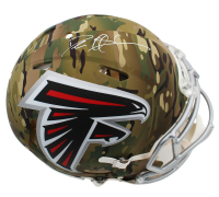 Deion Sanders Signed Falcons Full-Size Authentic On-Field Camo Alternate Speed Helmet (Beckett) at PristineAuction.com